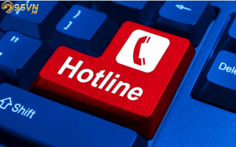 Liên hệ 95vn thông qua hotline nhà cái